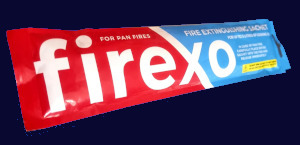 Fire sachet for plug points and appliances